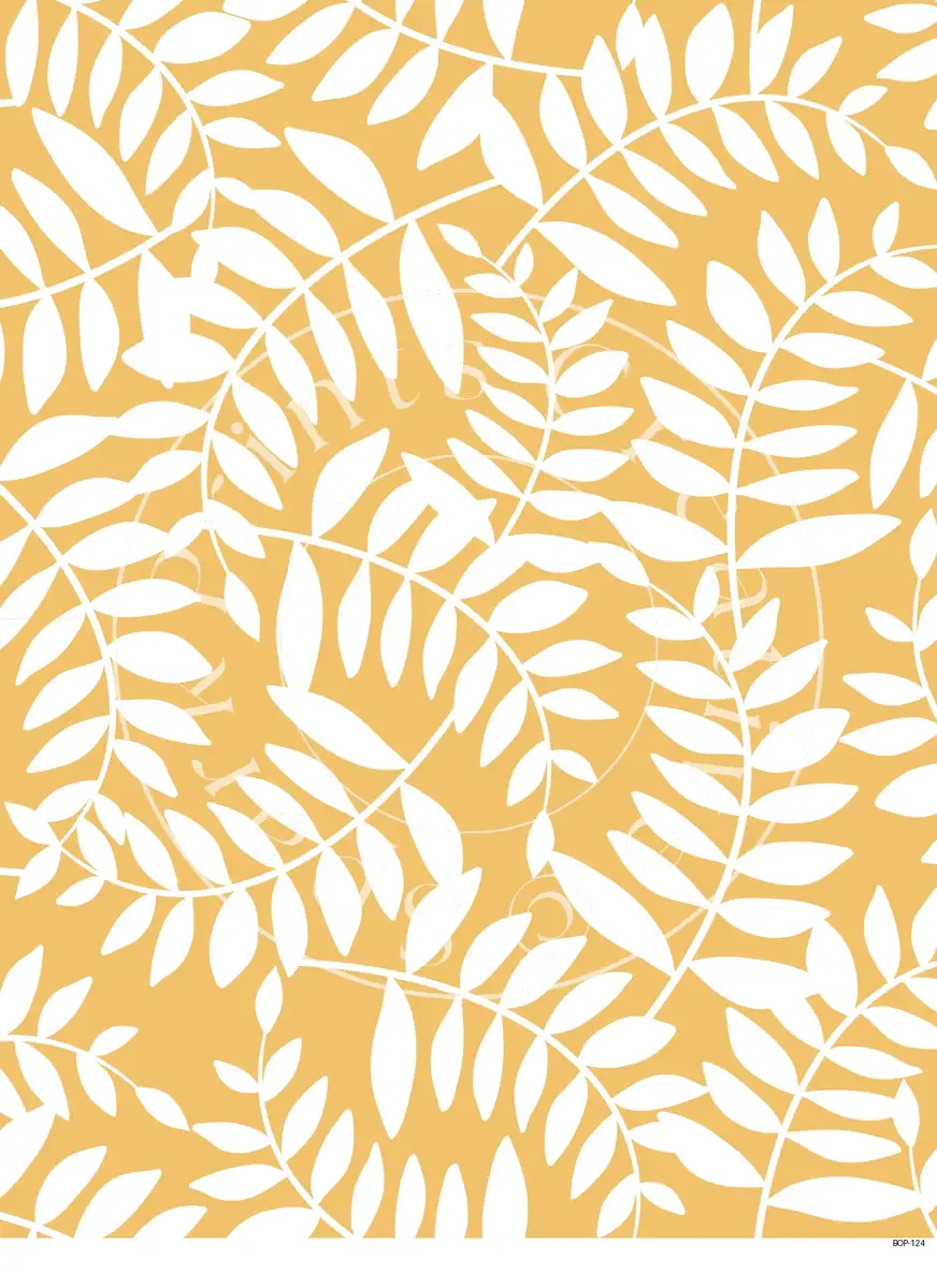 Pastel Colored Botanicals Transfer Sheet Image BOP-124