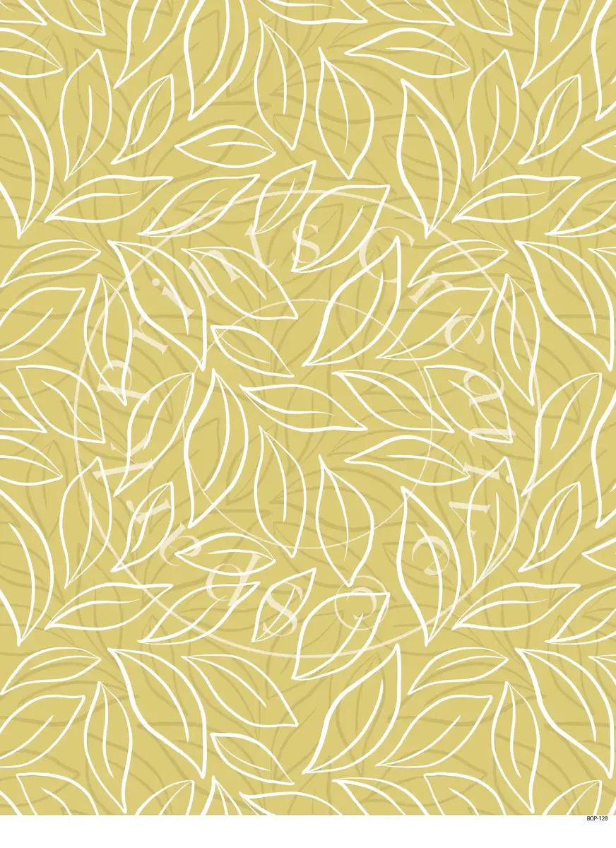 Pastel Colored Botanicals Transfer Sheet Image BOP-128