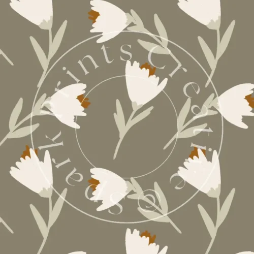 Pastel Colored Botanicals Transfer Sheet Image BOP-175 - Image 1