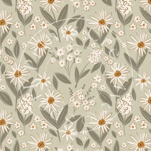 Pastel Colored Botanicals Transfer Sheet Image BOP-177 - Image 1