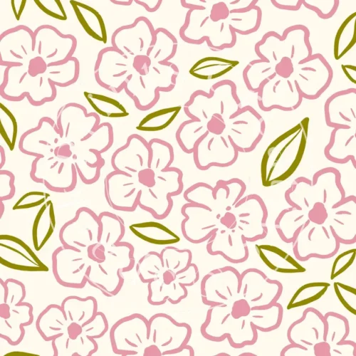 Pastel Colored Botanicals Transfer Sheet Image BOP-179 - Image 1