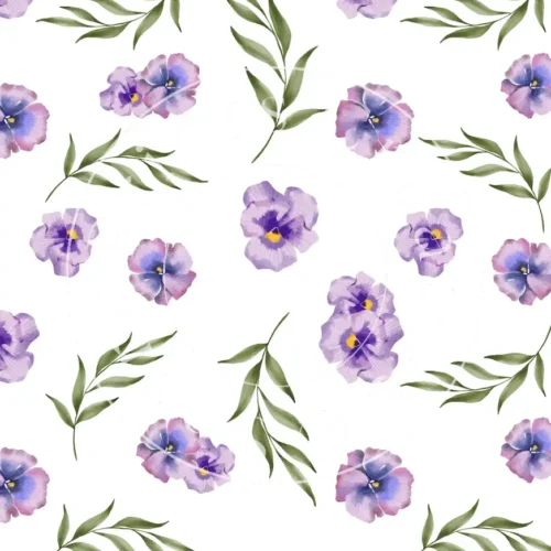 Pastel Colored Botanicals Transfer Sheet Image BOP-180 - Image 1