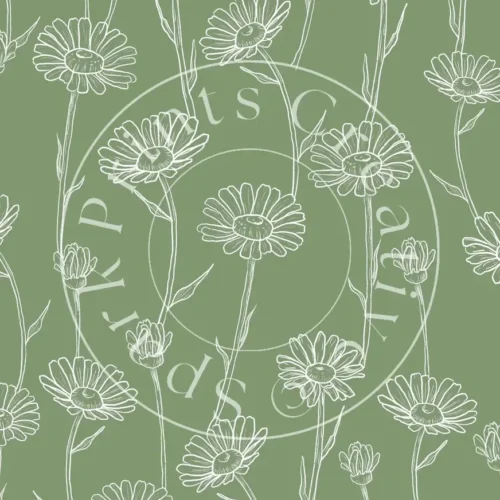 Pastel Colored Botanicals Transfer Sheet Image BOP-191 - Image 1