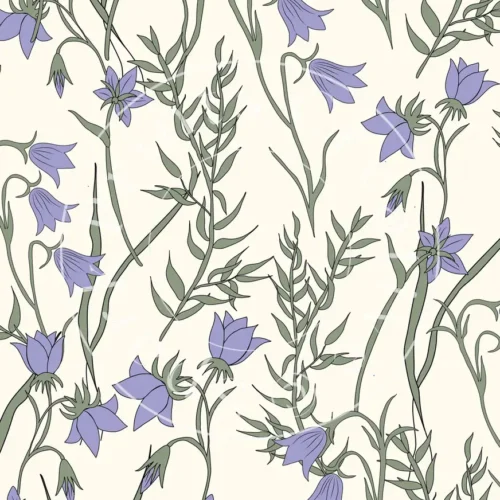 Pastel Colored Botanicals Transfer Sheet Image BOP-196 - Image 1
