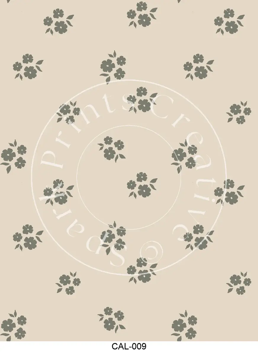 Calico Patterns Transfer Sheet Image CAL-009