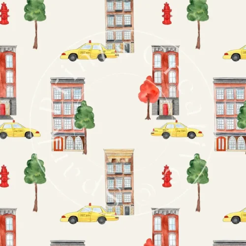 City-Themed Designs Transfer Sheet Image CTY-002 - Image 1