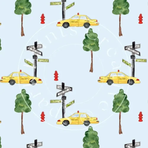 City-Themed Designs Transfer Sheet Image CTY-003 - Image 1