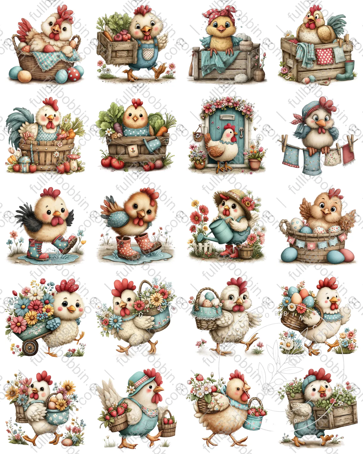 Chik Chik Charms Set for Water Soluble Paper