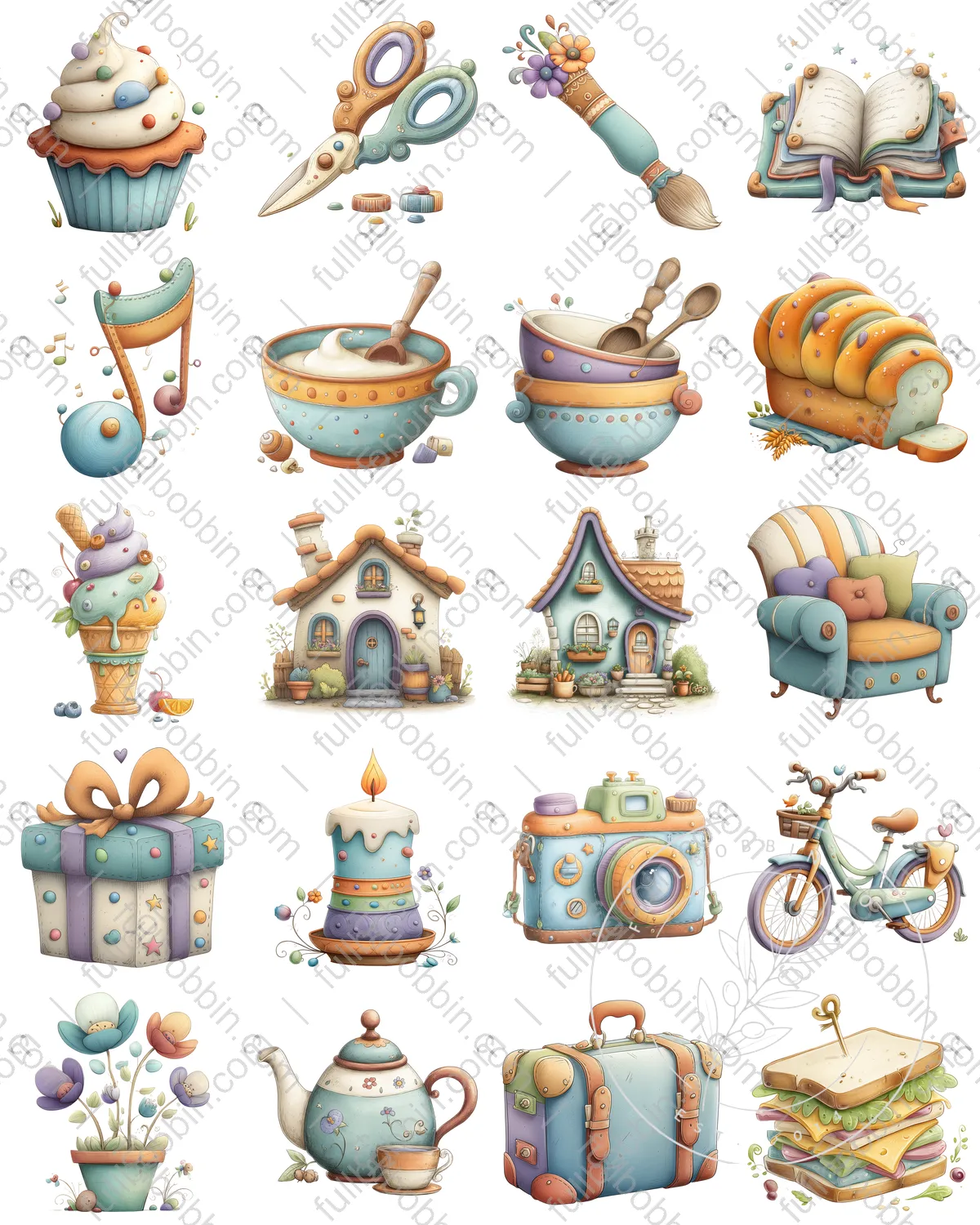 Everyday Moments Charms Set for Water Soluble Paper