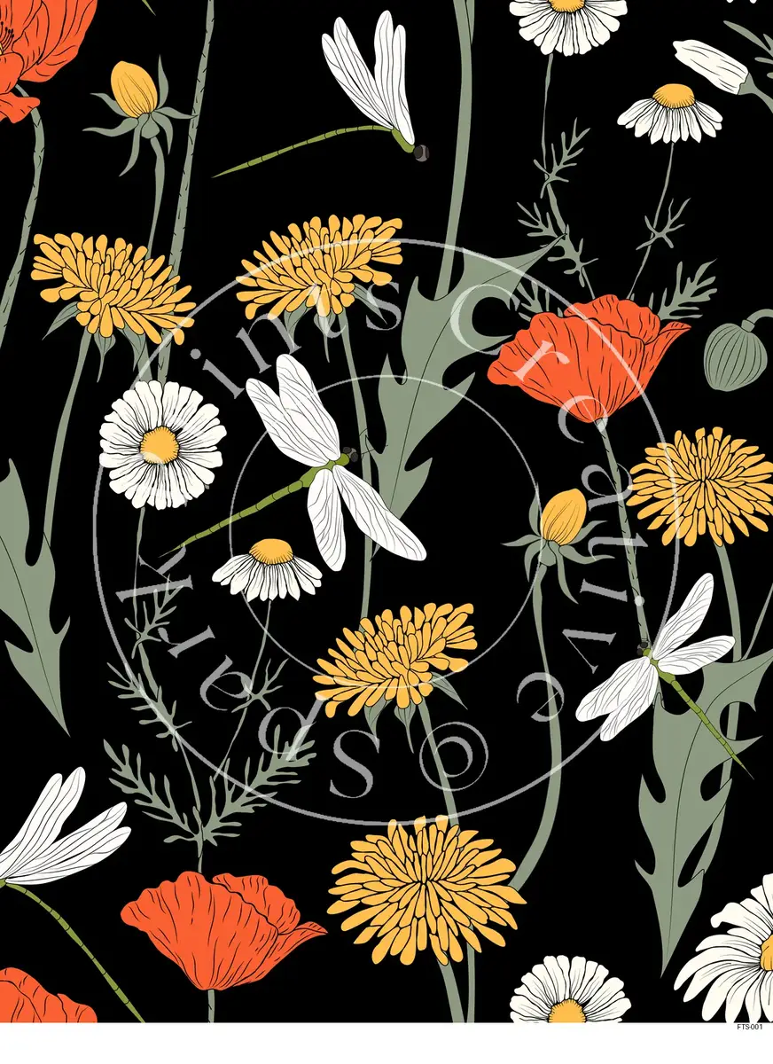 Fantasy & Whimsical Designs Transfer Sheet Image FTS-001