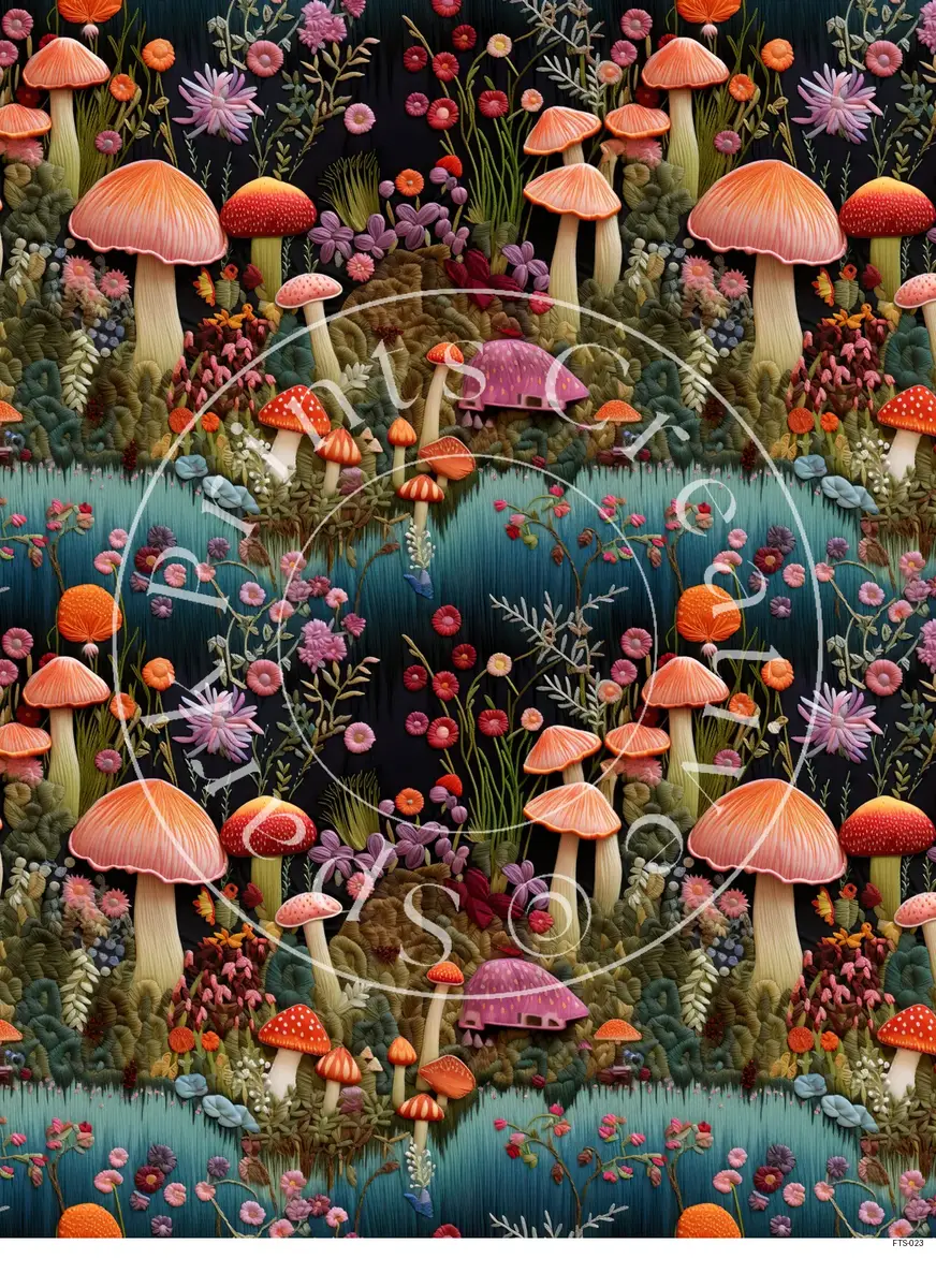 Fantasy & Whimsical Designs Transfer Sheet Image FTS-023