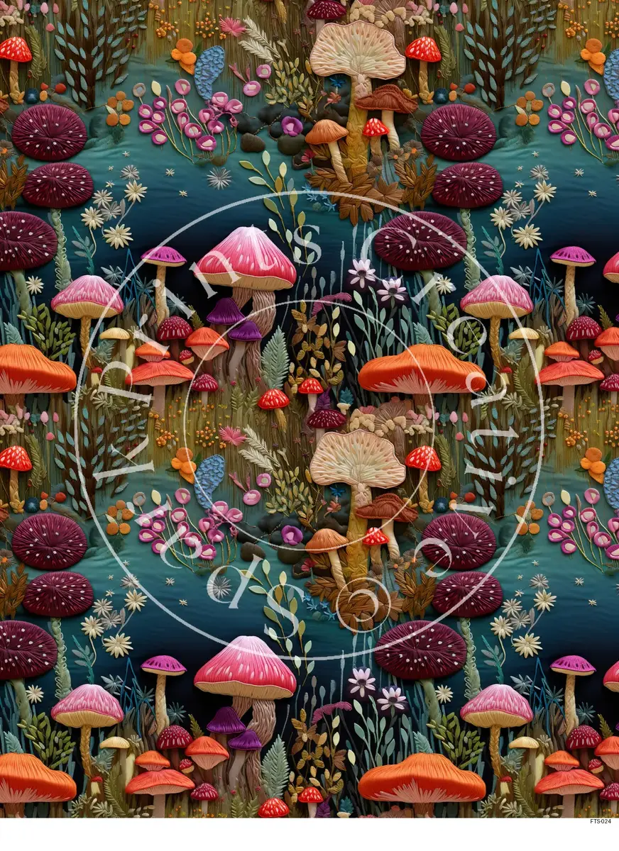 Fantasy & Whimsical Designs Transfer Sheet Image FTS-024