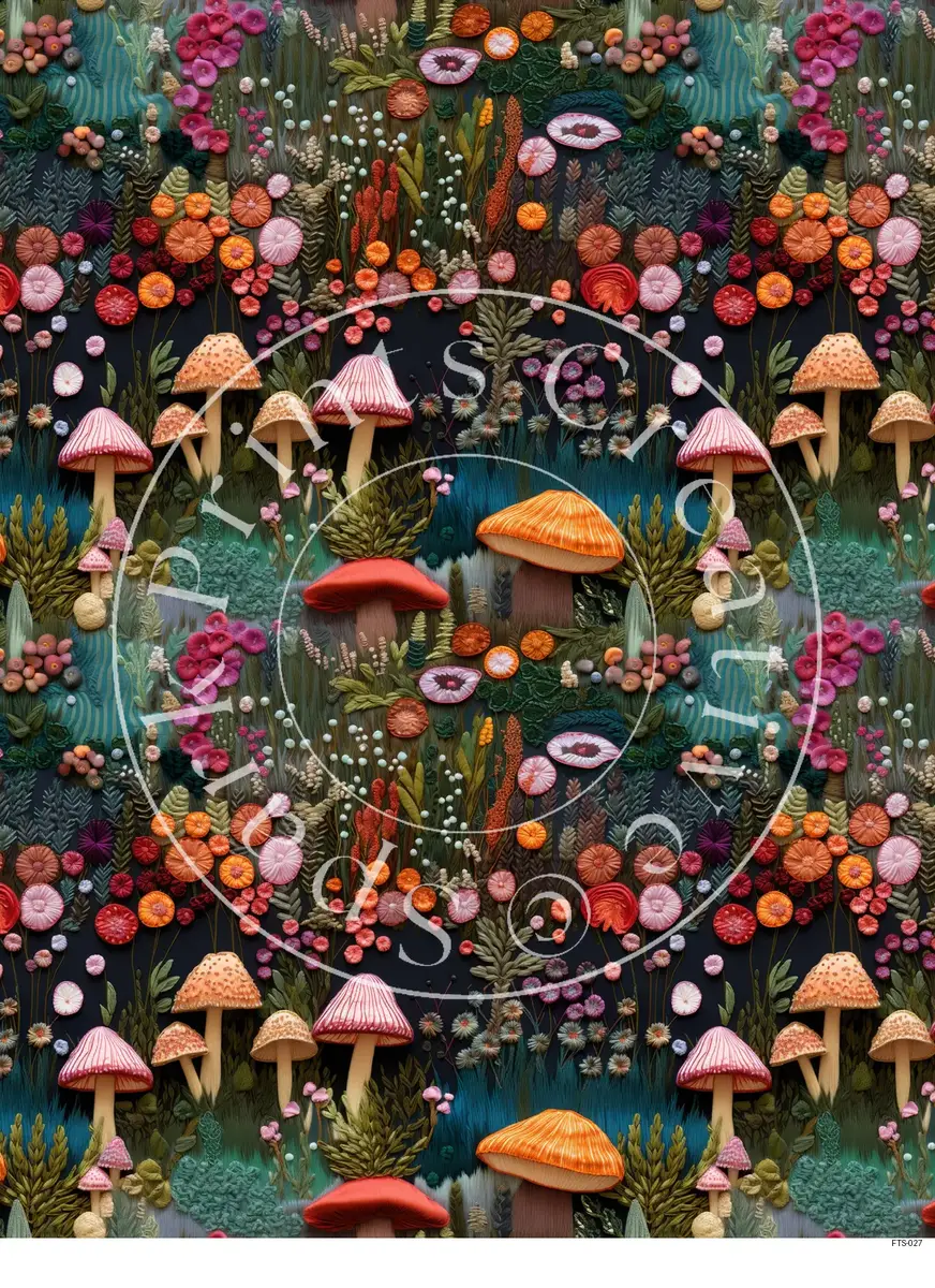 Fantasy & Whimsical Designs Transfer Sheet Image FTS-027