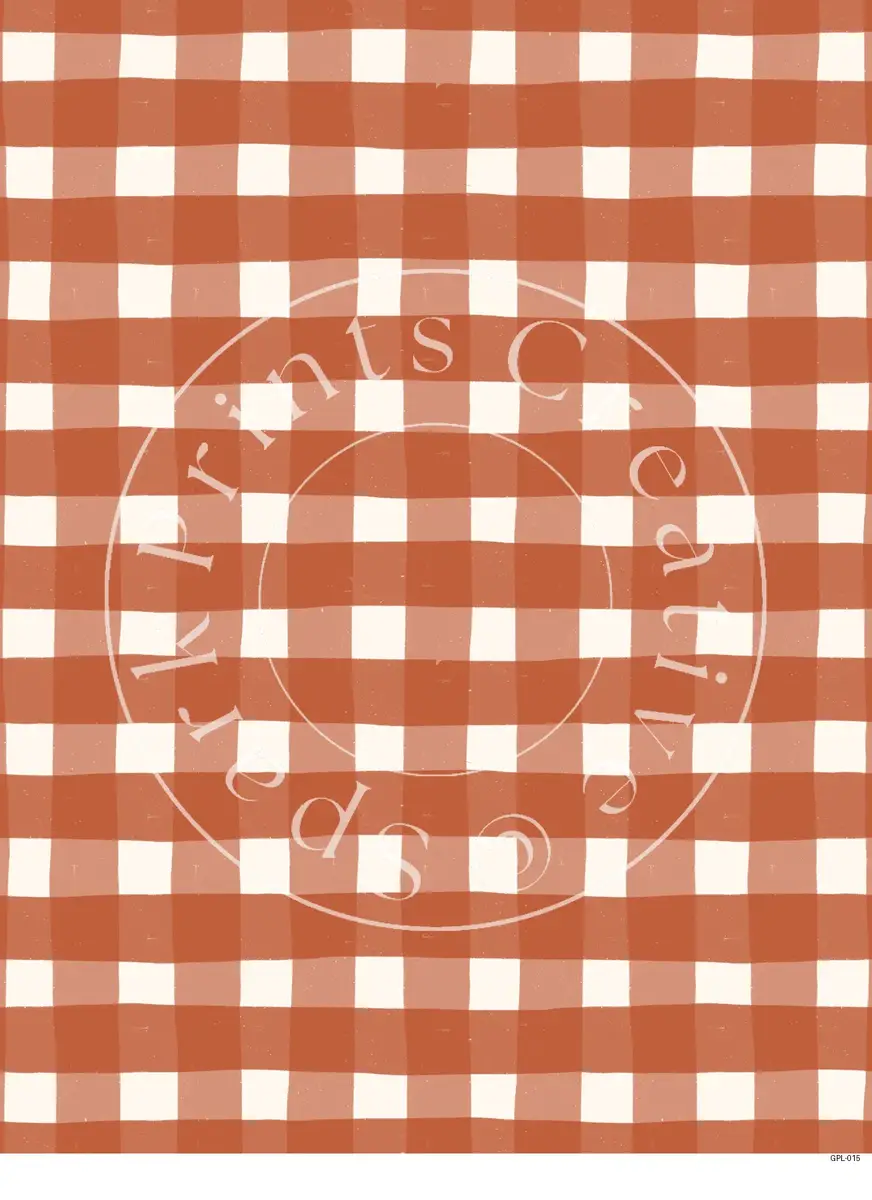 Gingham & Plaid Patterns Transfer Sheet Image GPL-015