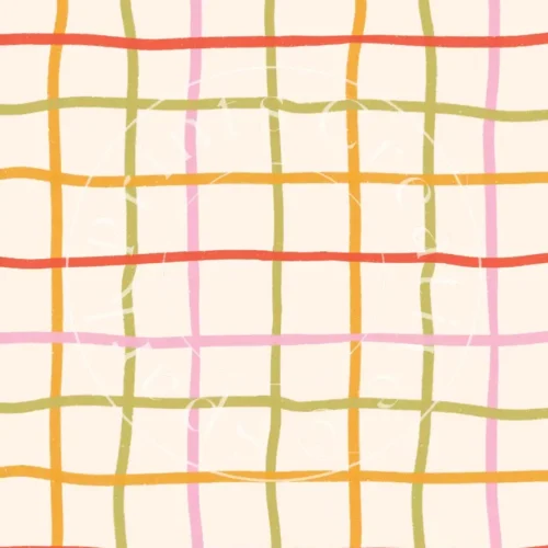 Gingham & Plaid Patterns Transfer Sheet Image GPL-016 - Image 1
