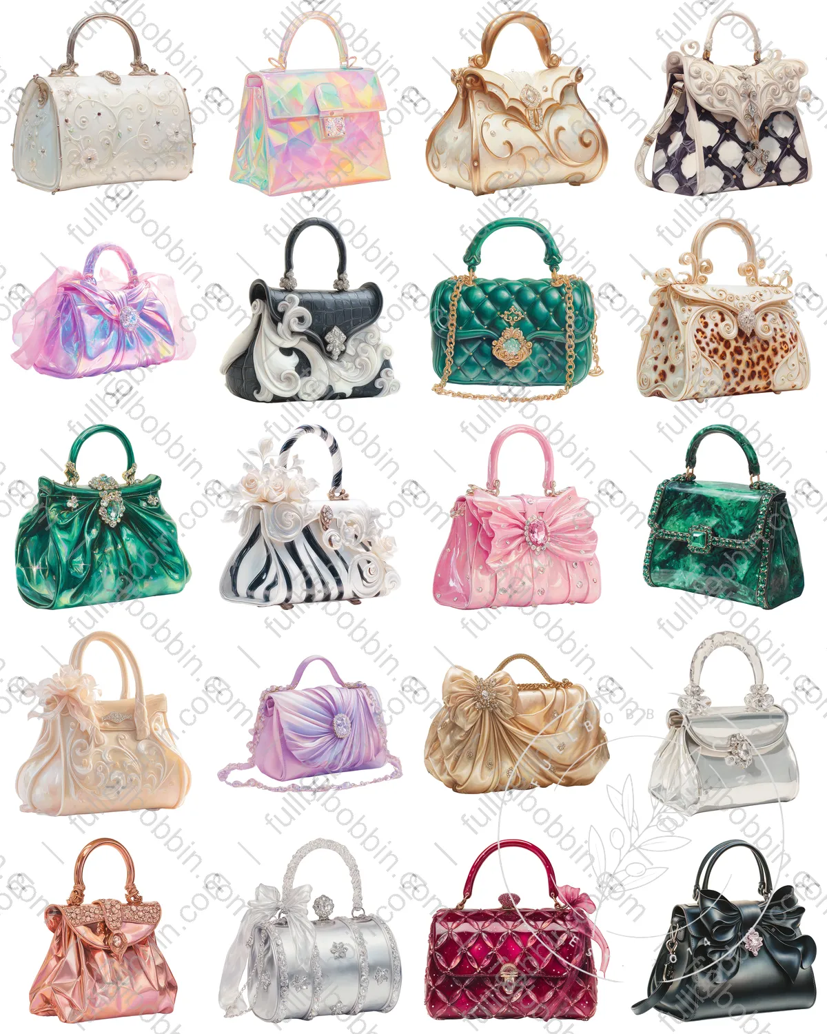 Glam Totes Charms Set for Water Soluble Paper
