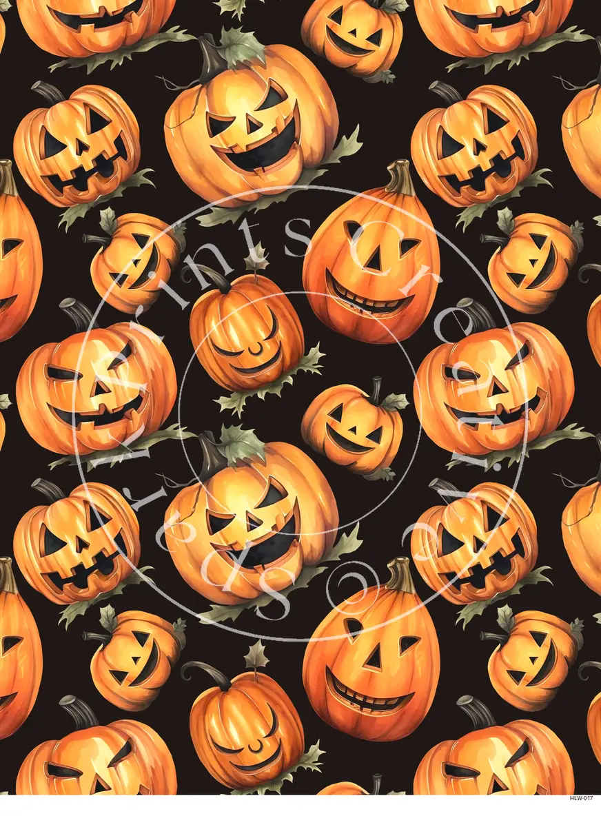 Halloween Designs Transfer Sheet Image HLW-017