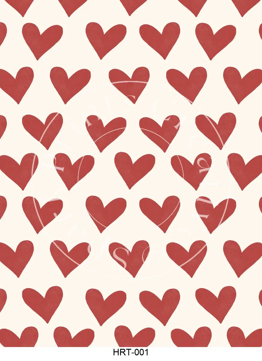 Heart Designs Transfer Sheet Image HRT-001