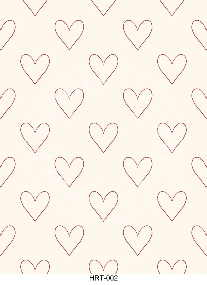 Heart Designs Transfer Sheet Image HRT-002