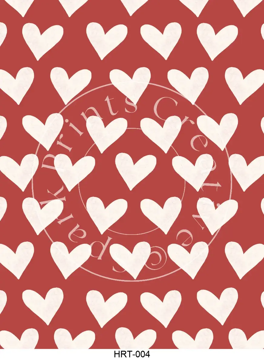 Heart Designs Transfer Sheet Image HRT-004