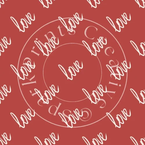 Heart Designs Transfer Sheet Image HRT-005 - Image 1