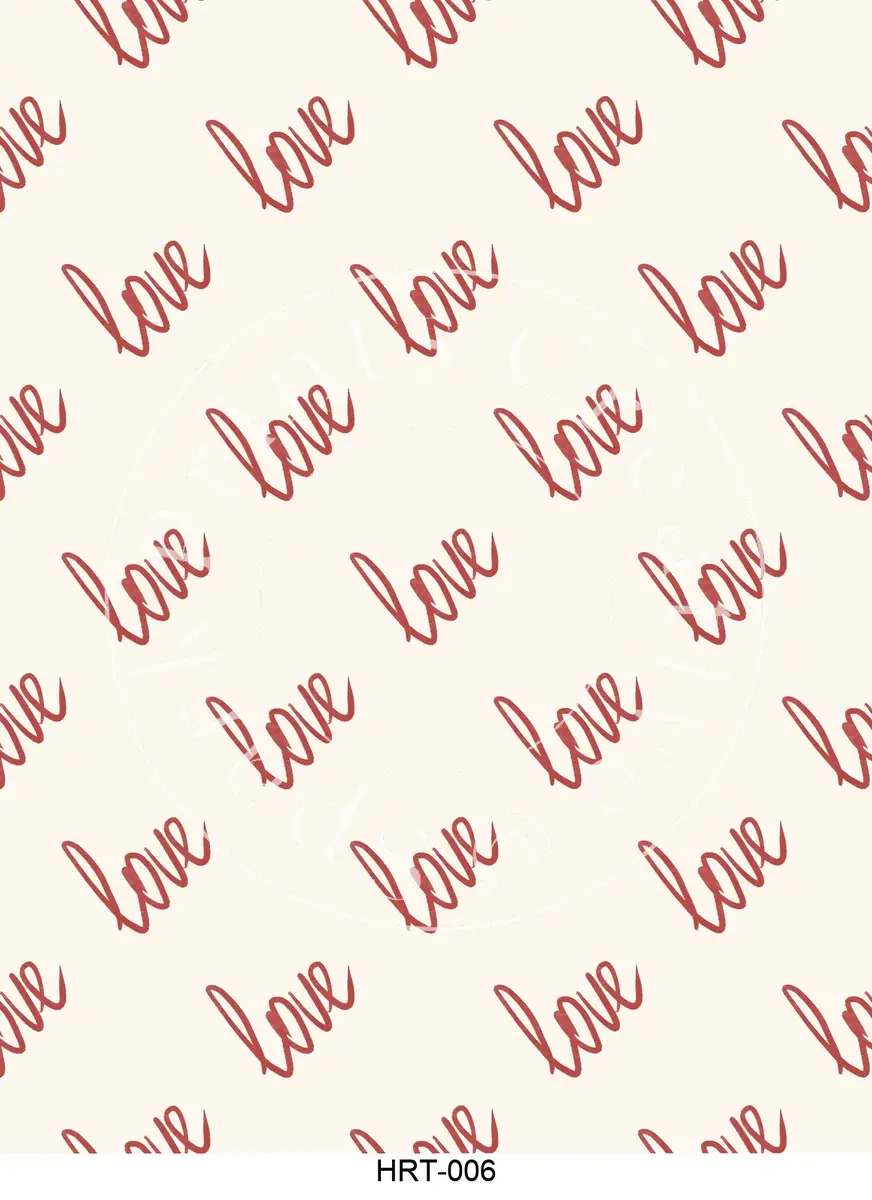 Heart Designs Transfer Sheet Image HRT-006