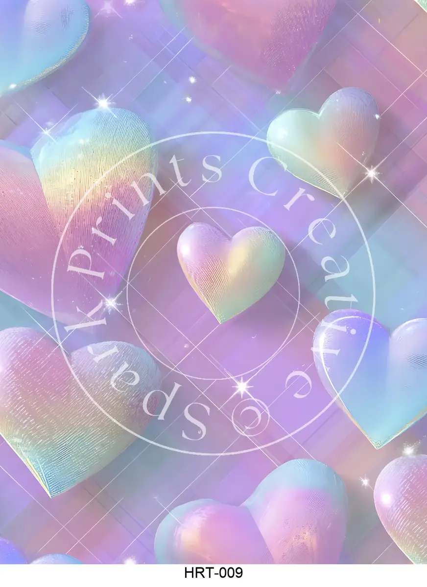 Heart Designs Transfer Sheet Image HRT-009