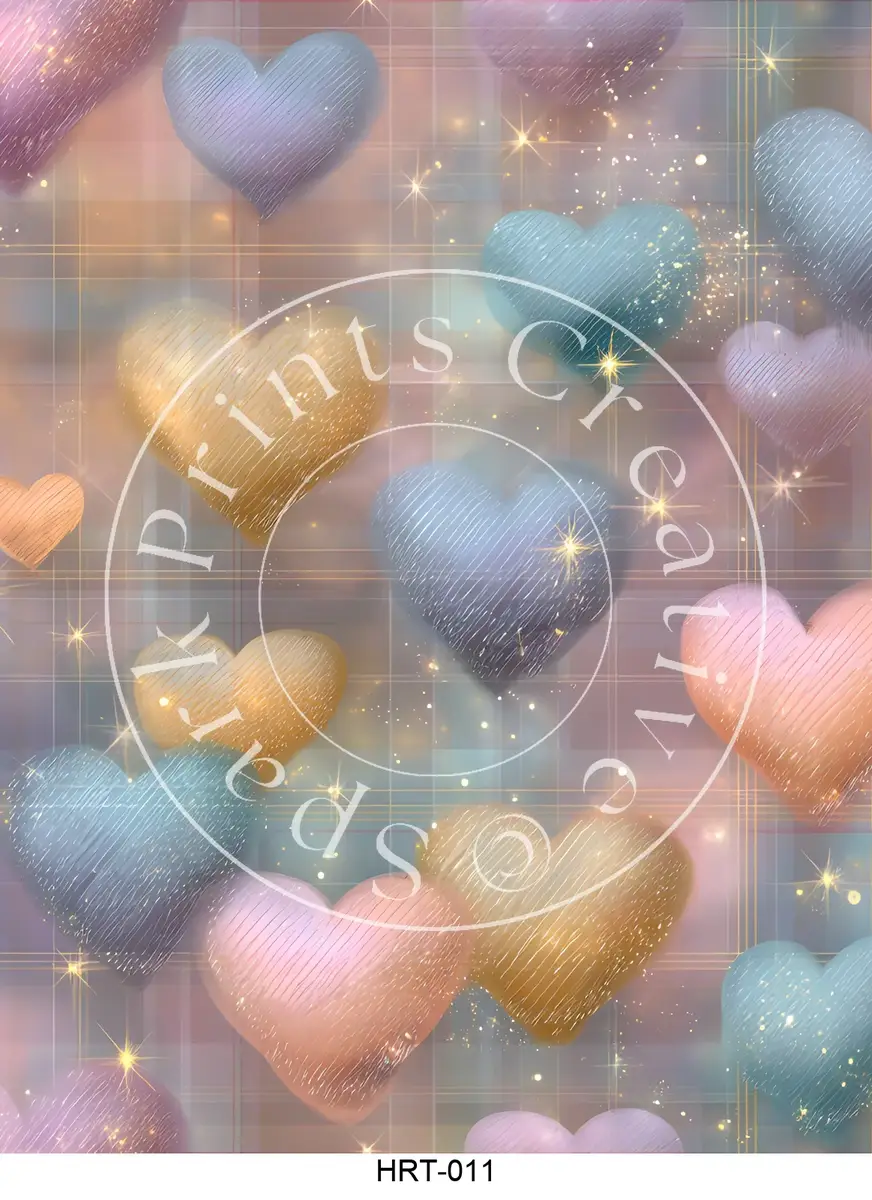 Heart Designs Transfer Sheet Image HRT-011
