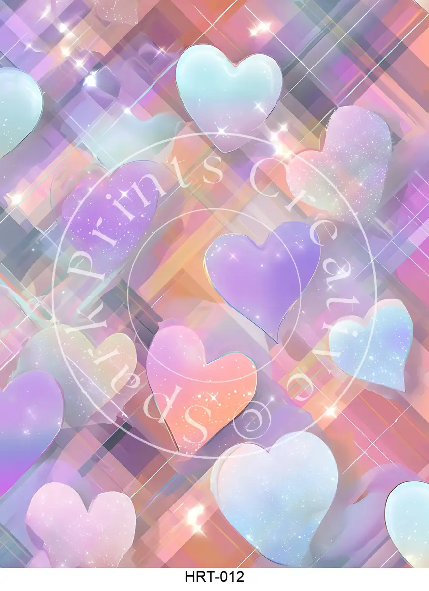 Heart Designs Transfer Sheet Image HRT-012
