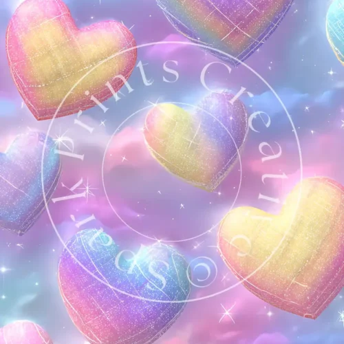 Heart Designs Transfer Sheet Image HRT-016 - Image 1