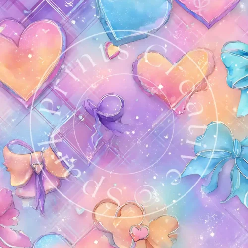 Heart Designs Transfer Sheet Image HRT-017 - Image 1