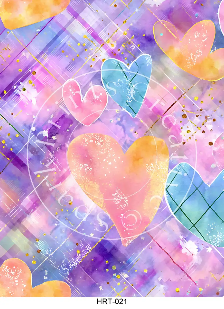 Heart Designs Transfer Sheet Image HRT-021