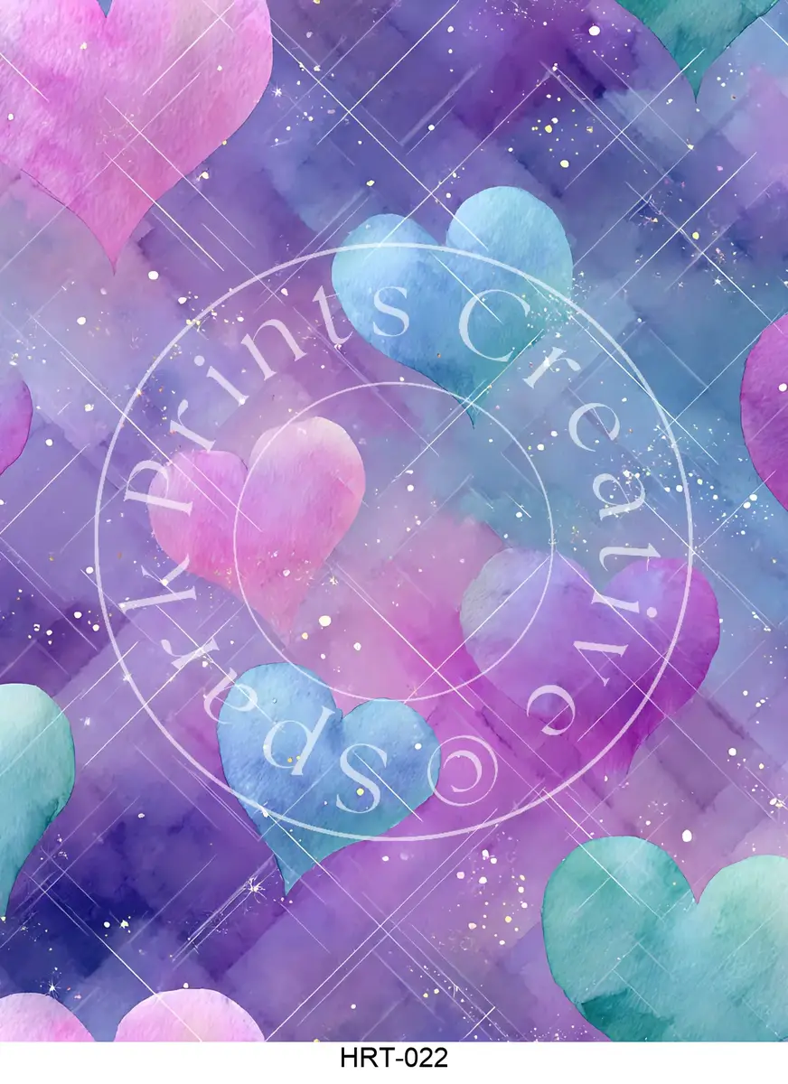 Heart Designs Transfer Sheet Image HRT-022