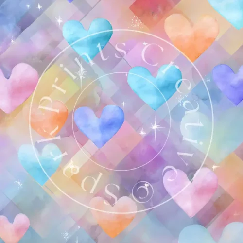 Heart Designs Transfer Sheet Image HRT-023 - Image 1