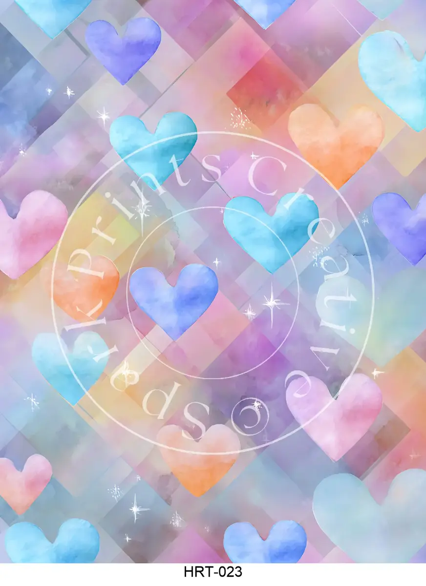 Heart Designs Transfer Sheet Image HRT-023