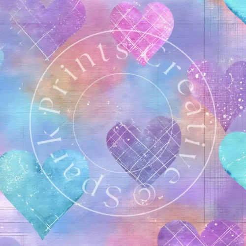 Heart Designs Transfer Sheet Image HRT-024 - Image 1