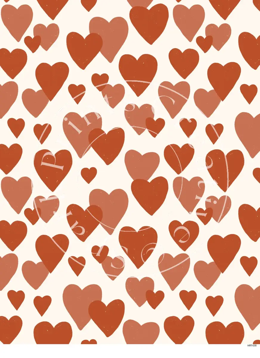 Heart Designs Transfer Sheet Image HRT-030