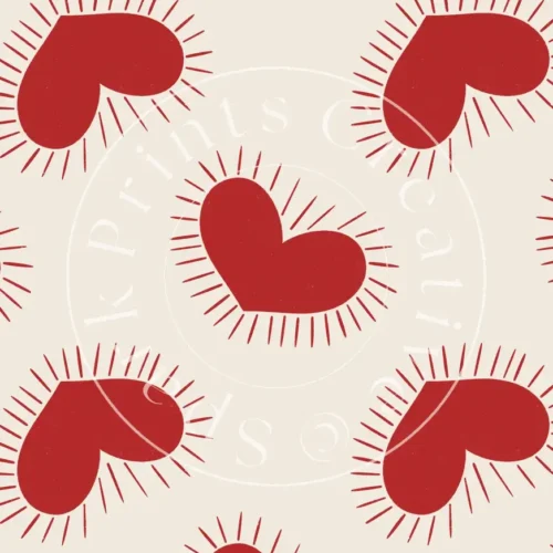 Heart Designs Transfer Sheet Image HRT-032 - Image 1