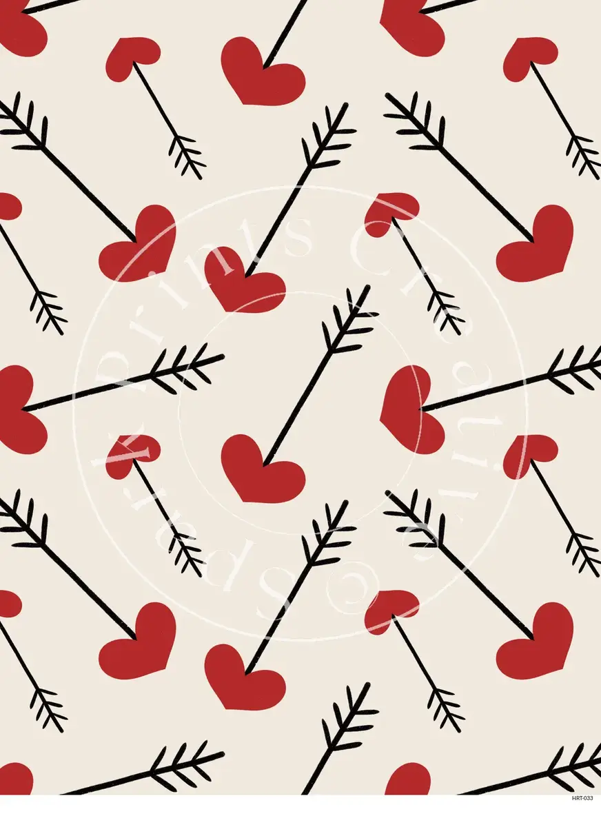 Heart Designs Transfer Sheet Image HRT-033