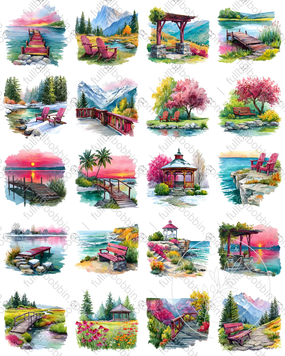 Joyscapes Charms Set for Water Soluble Paper