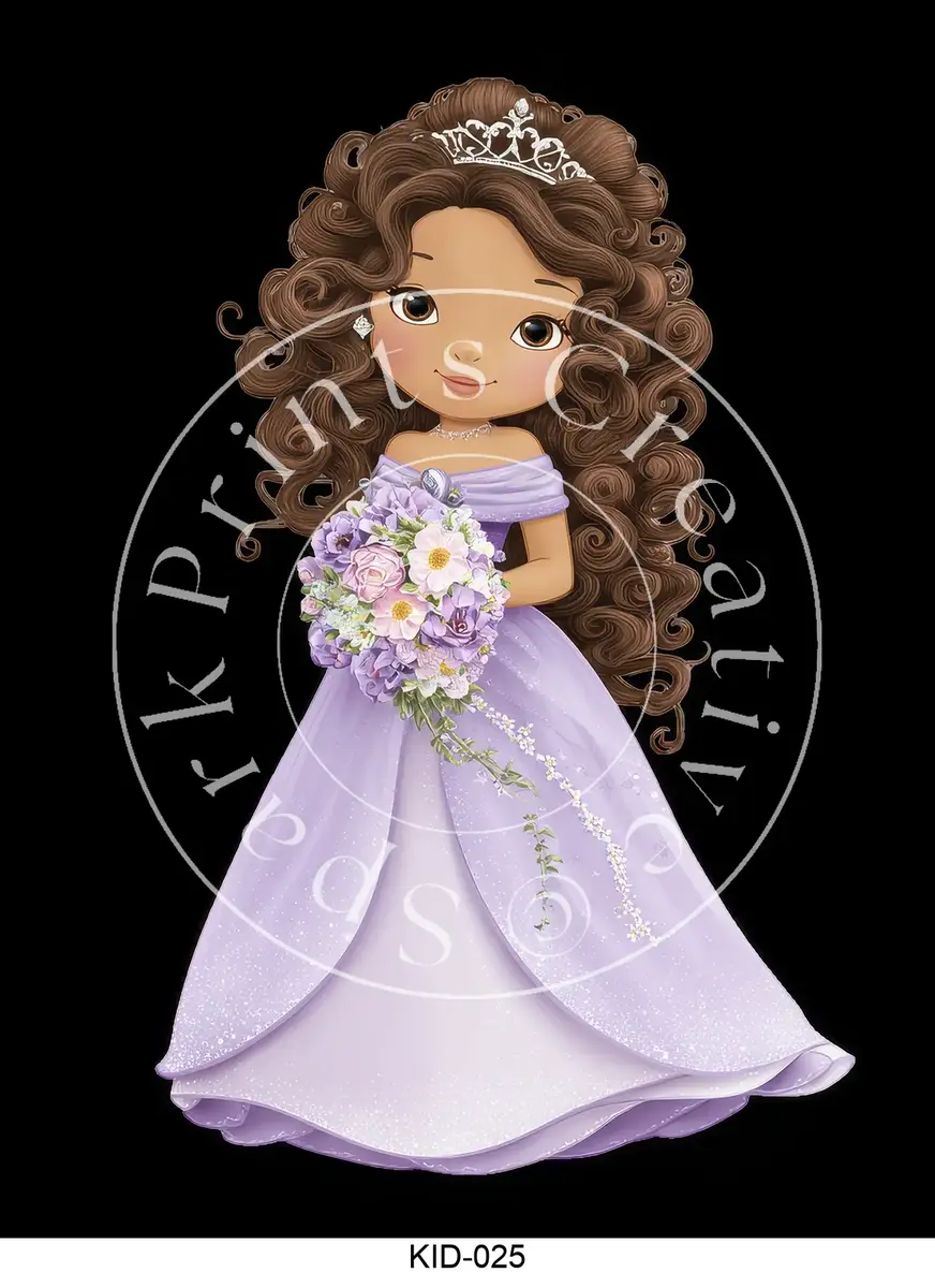 Chidren Themed Styles Transfer Sheet Image KID-025