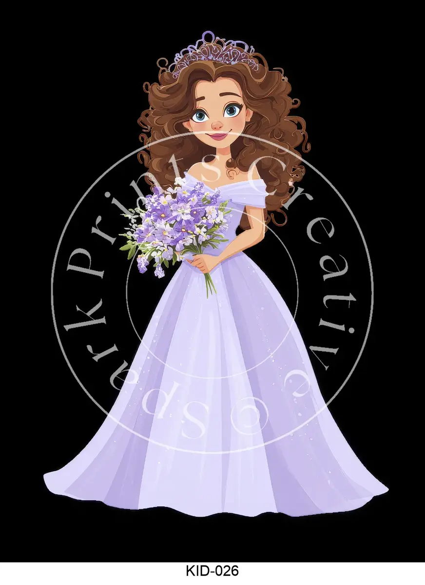 Chidren Themed Styles Transfer Sheet Image KID-026