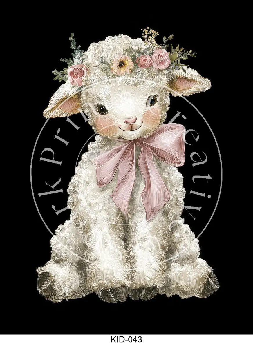 Chidren Themed Styles Transfer Sheet Image KID-043