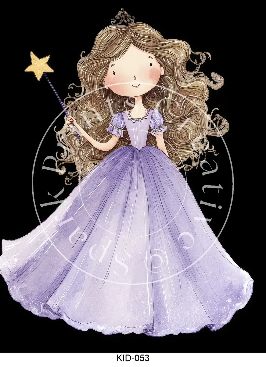Chidren Themed Styles Transfer Sheet Image KID-053