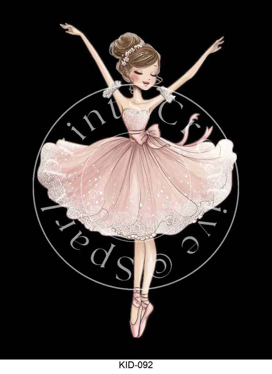 Chidren Themed Styles Transfer Sheet Image KID-092