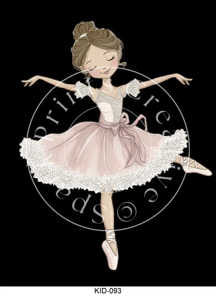 Chidren Themed Styles Transfer Sheet Image KID-093