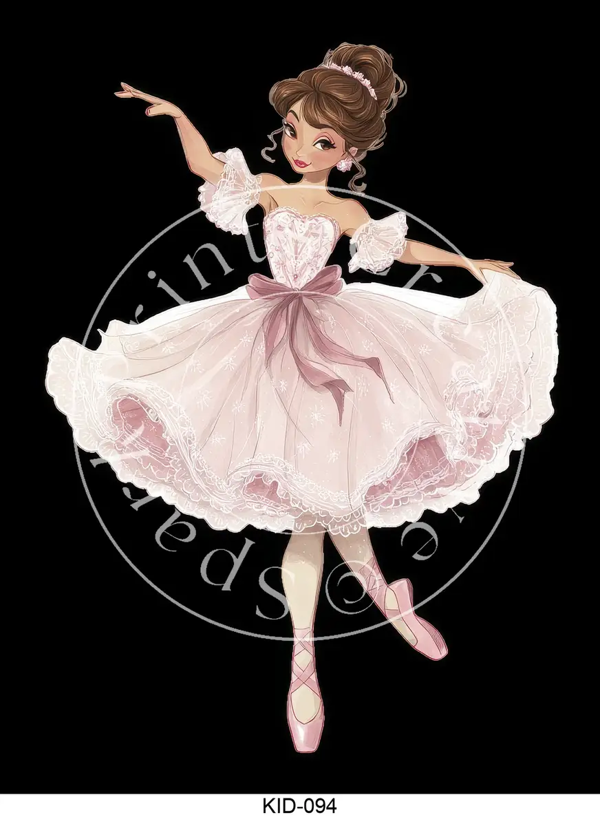 Chidren Themed Styles Transfer Sheet Image KID-094