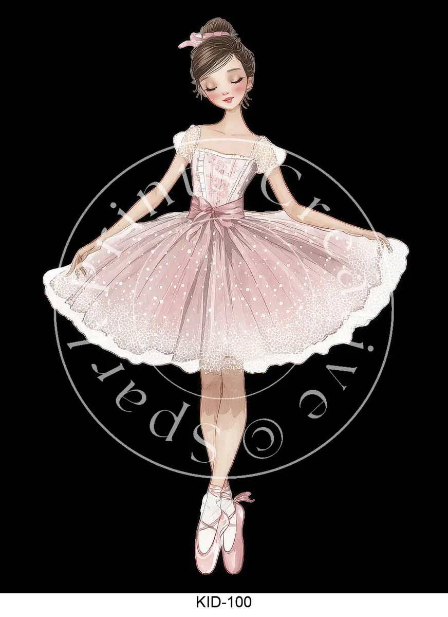 Chidren Themed Styles Transfer Sheet Image KID-100