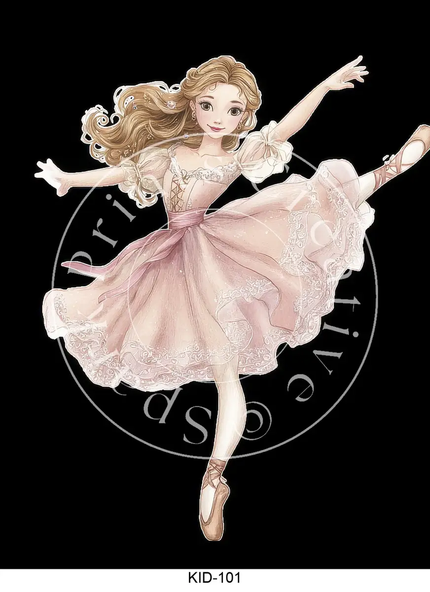 Chidren Themed Styles Transfer Sheet Image KID-101