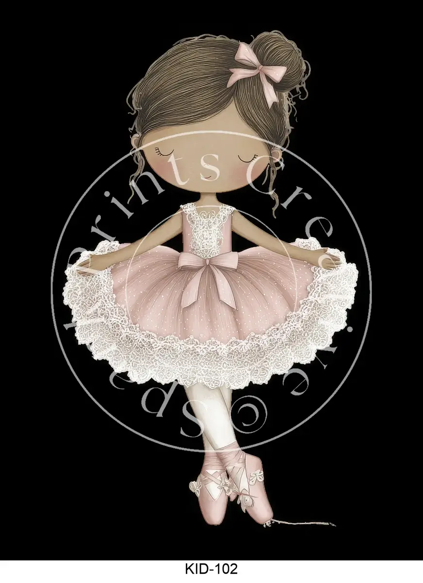 Chidren Themed Styles Transfer Sheet Image KID-102